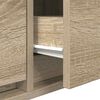 vidaXL Mobili TV 2 pz Rovere Sonoma 60x31x25,5 cm in Legno Multistrato