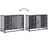 vidaXL Mobile Lavabo Bagno Grigio Sonoma 60x30x60 cm Legno Multistrato