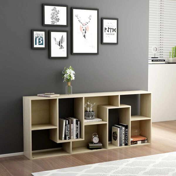 vidaXL Libreria Rovere Sonoma 67x24x161 cm in Legno Multistrato