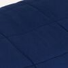 vidaXL Coperta Ponderata Blu 200x220 cm 13 kg Tessuto