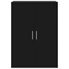 vidaXL Credenza Nero 60x31x84 cm in Legno Multistrato