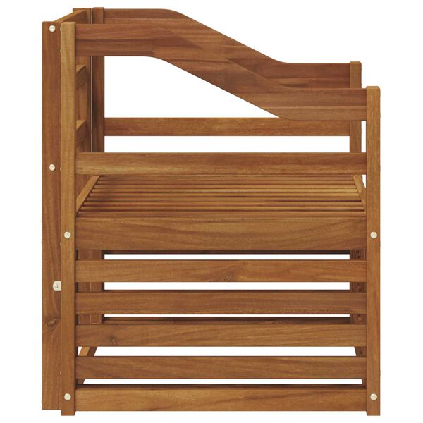 vidaXL Set di divani da esterno Naturale 67 x 63 x 73 cm