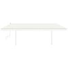 vidaXL Tenda da Sole Retrattile Manuale con Pali 5x3 m Crema