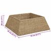 vidaXL Collare per Albero di Natale Marrone 70 x 70 x 28 cm seagrass