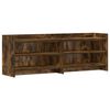 vidaXL Mobile TV 135 x 33 x 47 cm Rovere Fumo Legno ingegnerizzato