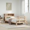 vidaXL Letto Libreria senza Materasso 90x200 cm Legno Massello Pino