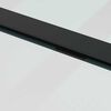 vidaXL Porta Scorrevole con Ferramenta Nera 76x205 cm in Vetro ESG