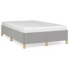 vidaXL Giroletto senza Materasso Grigio Chiaro 120x190 cm in Tessuto