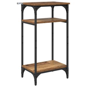 vidaXL Tavolo laterale Legno vecchio 40 x 30 x 75 cm Legno multistrato