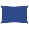vidaXL Vela Parasole 160 g/m&sup2; Rettangolare Blu 5x6 m in HDPE