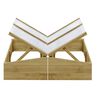 vidaXL Serre 2 pz in Legno di Pino Impregnato 100x50x35 cm