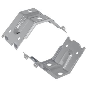 vidaXL Supporto 2 Zincato 106 x 55 x 1,5mm Acciaio