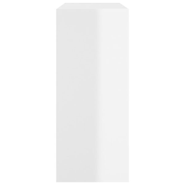 vidaXL Libreria/Divisorio Bianco Lucido 80x30x72 cm