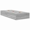vidaXL Struttura letto con contenitore Grigio Sonoma 100 x 200 cm