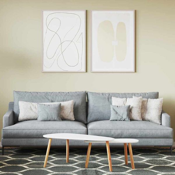 vidaXL Pittura murale Marrone 16,5 x 16,5 x 15,9 cm Stampa da parete