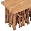 vidaXL Tavolino Salotto 100x40x47,5 cm Legno di Recupero Misto e Teak