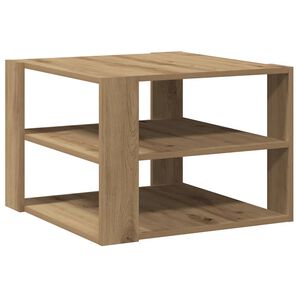 vidaXL Tavolino Salotto Rovere Artigianale 58x58x40 cm in Truciolato
