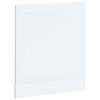vidaXL Pannello Lavastoviglie Lucca Bianco Lucido in Legno Multistrato