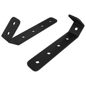 vidaXL Ganci 2 pz Nero M5 x 110 mm Ferro