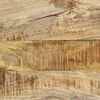 vidaXL Testiera 140 cm in Legno Massello di Mango e Ferro