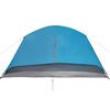 vidaXL Tenda da Campeggio con Portico per 4 Persone Blu Impermeabile
