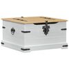 vidaXL storage box Bianco 78 x 78 x 45 cm Pino massello