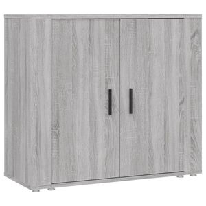 vidaXL Credenza Grigio Sonoma 80x33x70 cm in Legno Multistrato