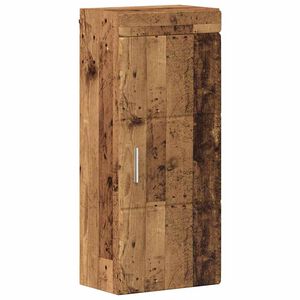 vidaXL Armadio da bagno a muro TULUM Legno vecchio 37 x 24,5 x 86 cm
