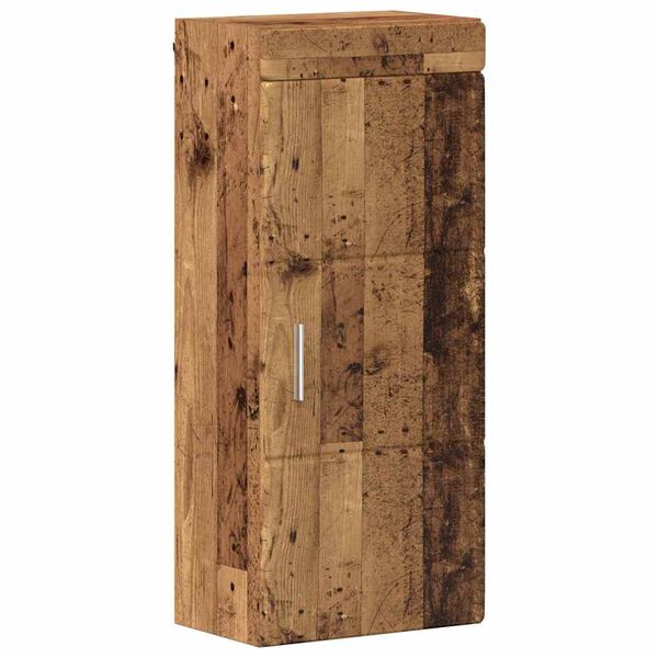 vidaXL Armadio da bagno a muro TULUM Legno vecchio 37 x 24,5 x 86 cm