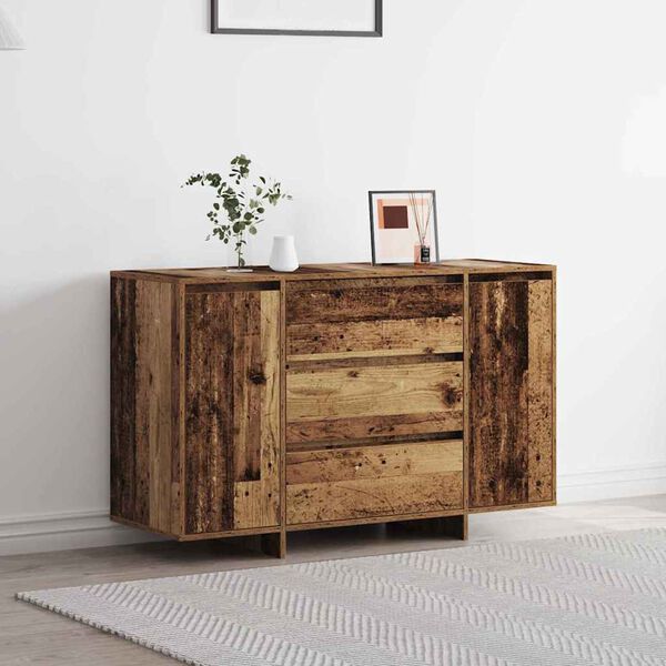 vidaXL Credenza Legno vecchio 120 x 41 x 75 cm Legno multistrato