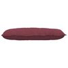 vidaXL Cuscino per Schiena Rosso Vino 100 x 19 x 50 cm Tessuto