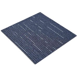 vidaXL Piastrella per Tappeto Strisce Blu 50 x 50 cm 20 pz PP e Bitume