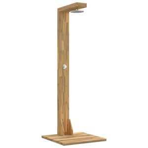 vidaXL Doccia da esterno 210,5 cm Bianco