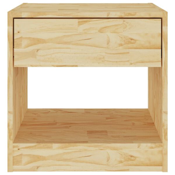 vidaXL Comodino 40x31x40 cm in Legno Massello di Pino