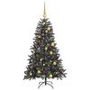 vidaXL Albero di Natale artificiale con 150 LED Verde 150 cm
