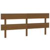 vidaXL Testiera per Letto ambra 204x3x81 cm in Legno Massello di Pino