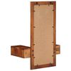 vidaXL Specchio da Parete c/ Cassetti 60x33x90cm Legno Massello Acacia