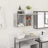vidaXL Armadietto da Bagno Grigio Cemento 60x25x40 cm in Truciolato