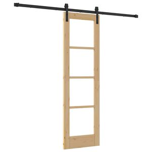 vidaXL Porta scorrevole ORKDAL Naturale 61 x 198,5 cm