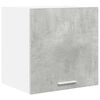 vidaXL Armadio pensile 2 pcs Grigio Cemento e Bianco 40 x 31 x 40 cm
