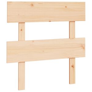 vidaXL Testiera per Letto 78,5x3x81 cm Legno Massello di Pino
