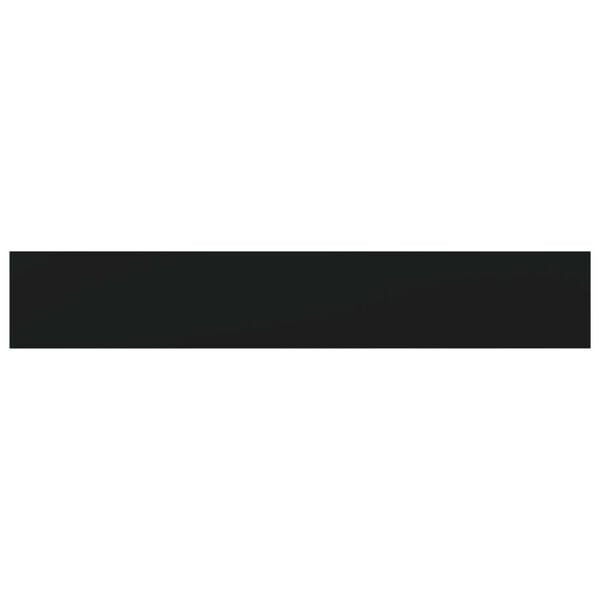 vidaXL Ripiani per Libreria 4pz Neri 60x10x1,5cm in Legno Multistrato