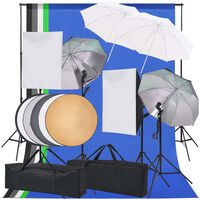 vidaXL Kit di Illuminazione per Studio Fotografico