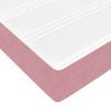 vidaXL Letto con contenitore e materasso Rosa 100 x 200 cm Velluto