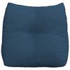 vidaXL Cuscino per Schiena Blu 45 x 24 x 50 cm Tessuto