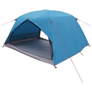 vidaXL Tenda da backpacking 4 persona Blu