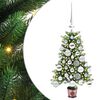 vidaXL Albero di Natale con 150 LED con supporto Verde 65 cm PE