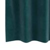 vidaXL Tende oscuranti 2 pcs Verde Scuro 140 x 175 cm Velluto