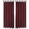 Tende Micro-Raso Bord&ograve; 2 pezzi con Occhielli 140 x 245 cm