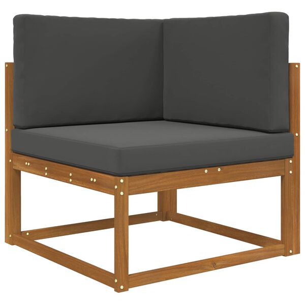 vidaXL Cuscino per divano da esterno 3 pcs Antracite Poliestere